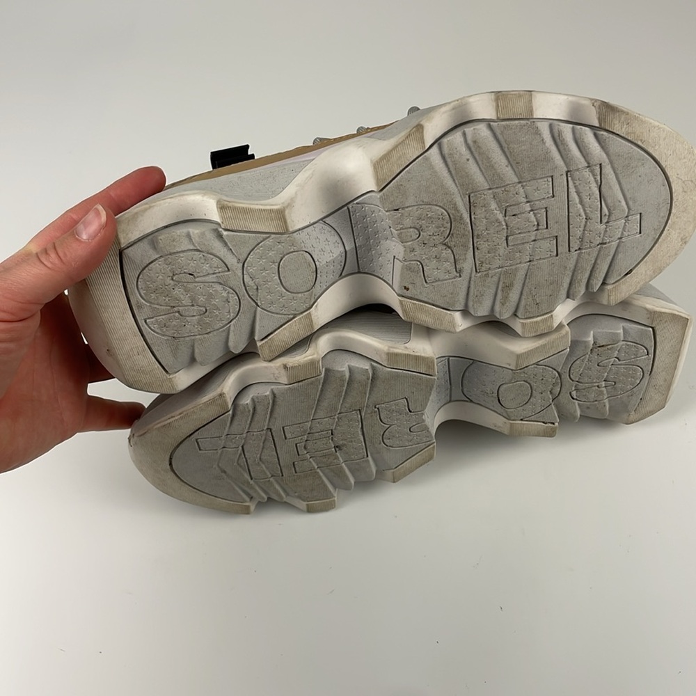 Sorel | Kinetic Impact II Wonder Lace Sneaker - Dove, Sea Salt - Size 10.5 - Picture 9 of 10